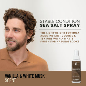 Billy Jealousy fine mist spray in action delivering even texture and lightweight hold