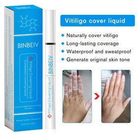 BINBEIV application on hand before and after showing natural coverage