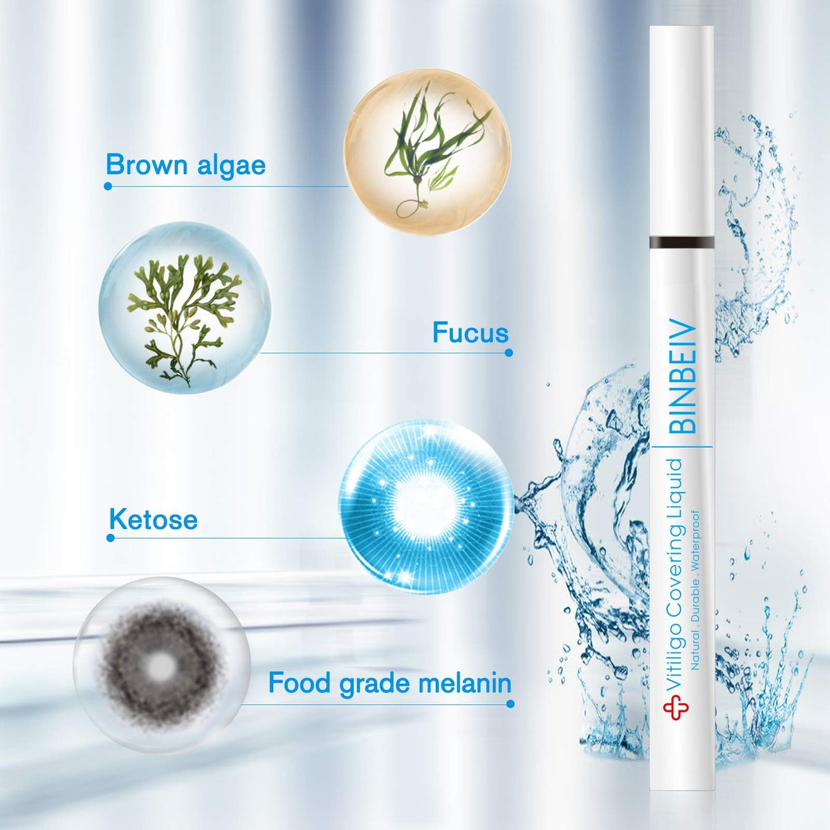 BINBEIV pen tip detail illustrating precise targeted application