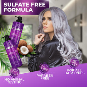 BINGO HAIR CARE bottle label clear view listing sulfate-free and paraben-free benefits