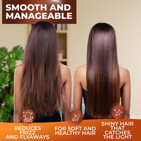 BINGO HAIR CARE creamy conditioner texture with argan oil for deep hydration