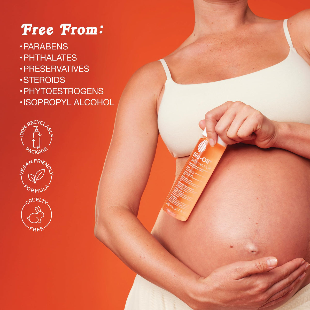 Bio-Oil application on hand demonstrating smooth glide and immediate skin nourishment