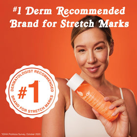 Bio-Oil pouring a drop into hand demonstrating quick absorption benefit