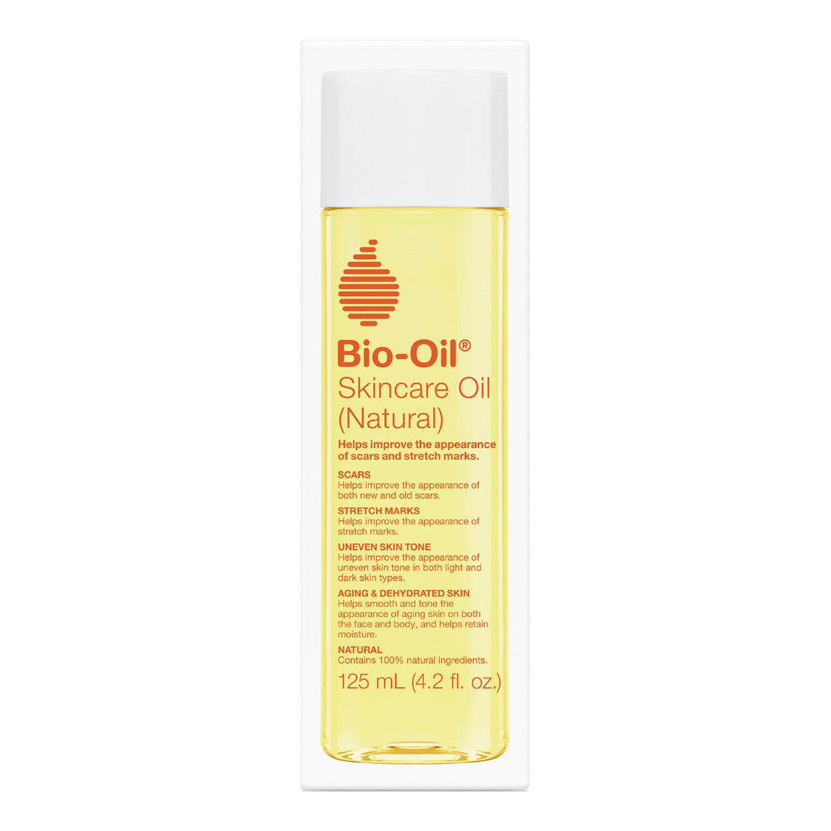 Bio-Oil front packaging 4.2 oz showing volume and label benefits