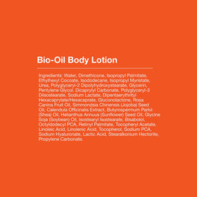 Bio-Oil label close-up listing ingredients and vegan cruelty-free certifications
