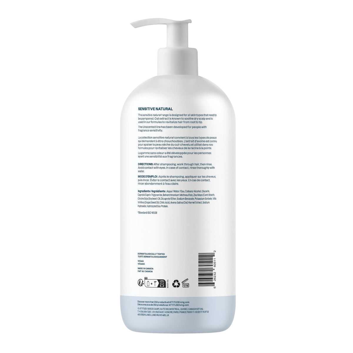 BIO SPECTRA ATTITUDE on bathroom shelf in minimalist lifestyle setting