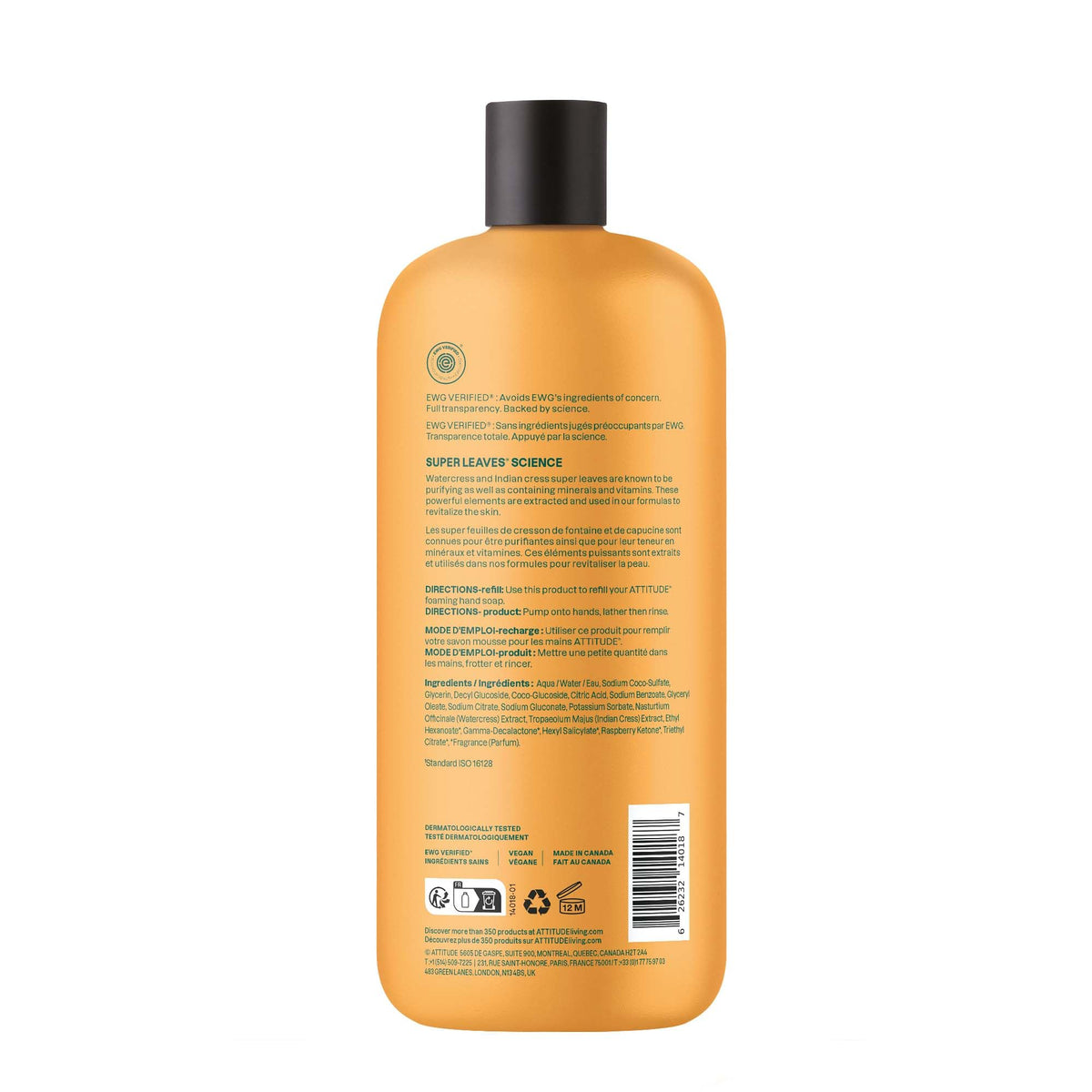 BIO SPECTRA ATTITUDE in bathroom lifestyle scene showing sustainable refill use