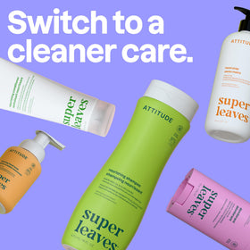 BIO SPECTRA ATTITUDE bottle placed in a shower niche illustrating everyday in-shower use