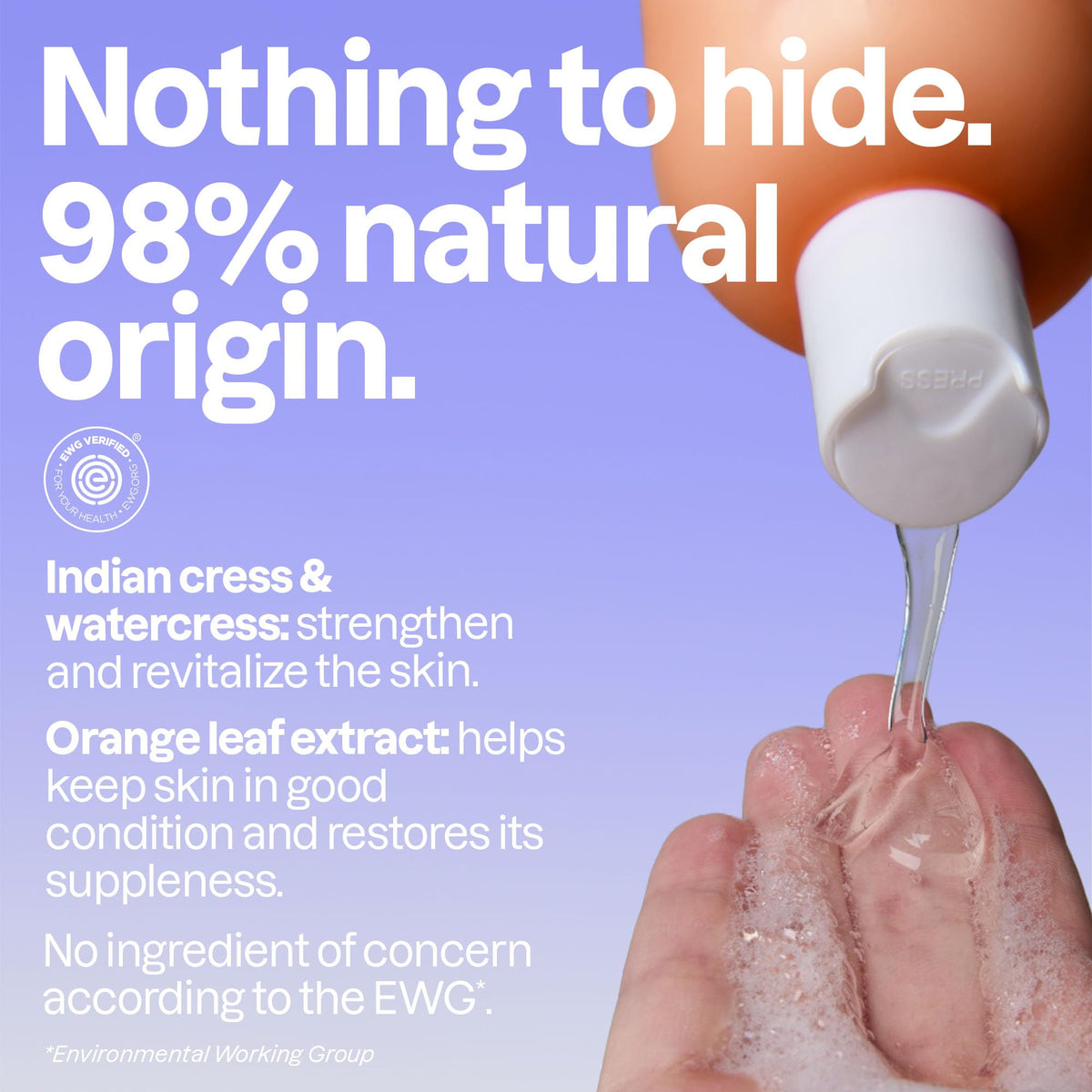 BIO SPECTRA ATTITUDE label detail highlighting EWG Verified safety