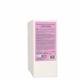 BIO SPECTRA ATTITUDE refill bottle next to recycling symbols and EWG badge showing clean-ingredient certifications