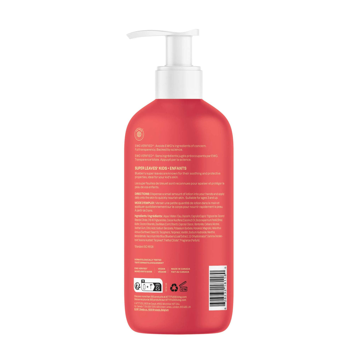 BIO SPECTRA ATTITUDE child applying lotion after bath for gentle hydration