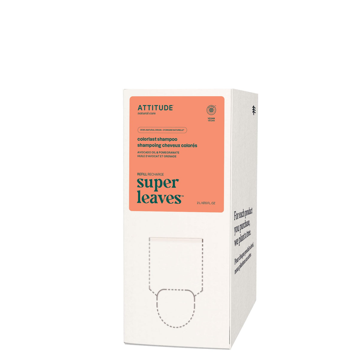 BIO SPECTRA ATTITUDE front refill bottle showing product and volume benefit