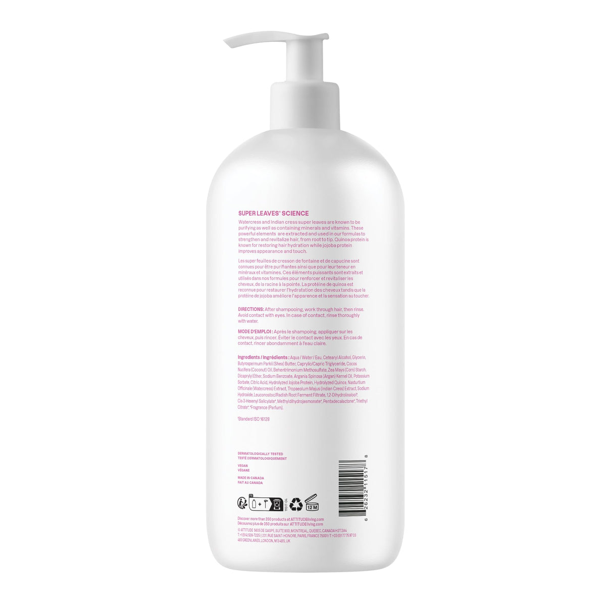 BIO SPECTRA ATTITUDE in tropical lifestyle setting evoking pear papaya coconut fragrance