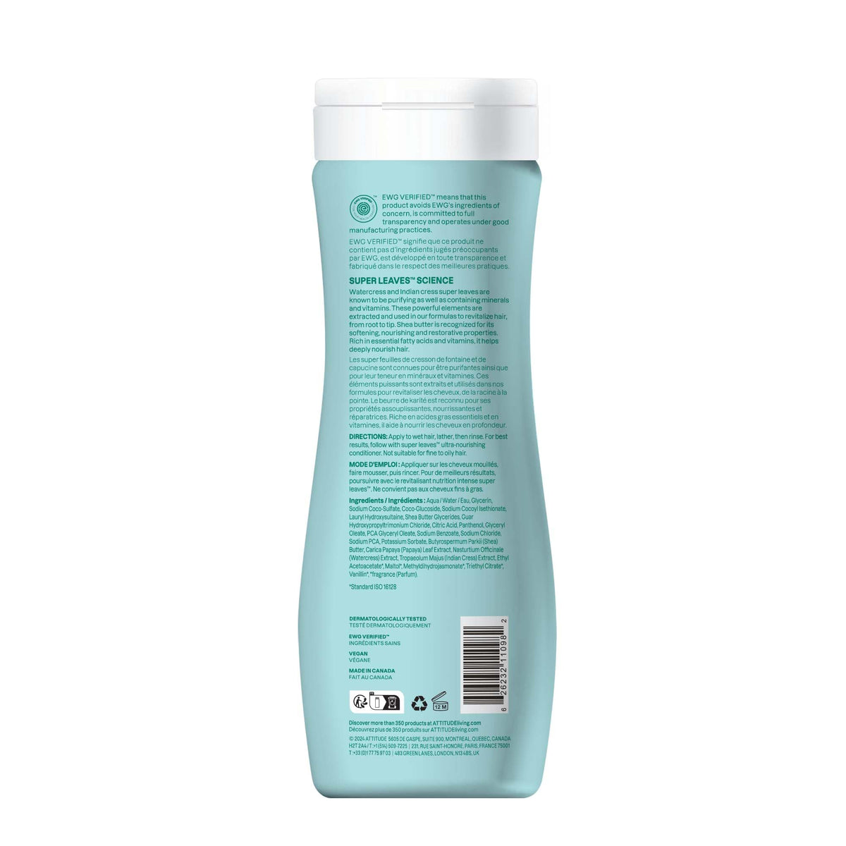BIO SPECTRA ATTITUDE bottle staged in bathroom lifestyle for daily routine benefit