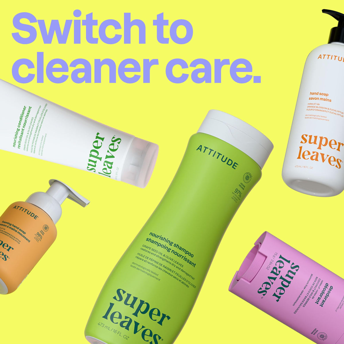 BIO SPECTRA ATTITUDE large 67.6 fl oz refill next to standard bottle for scale