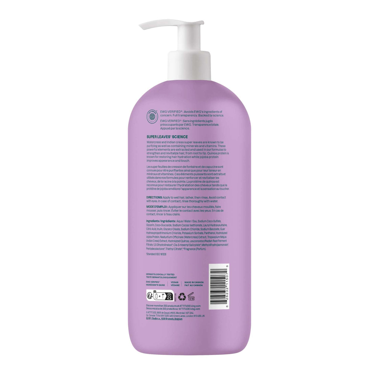BIO SPECTRA ATTITUDE next to conditioner showing matching system benefit