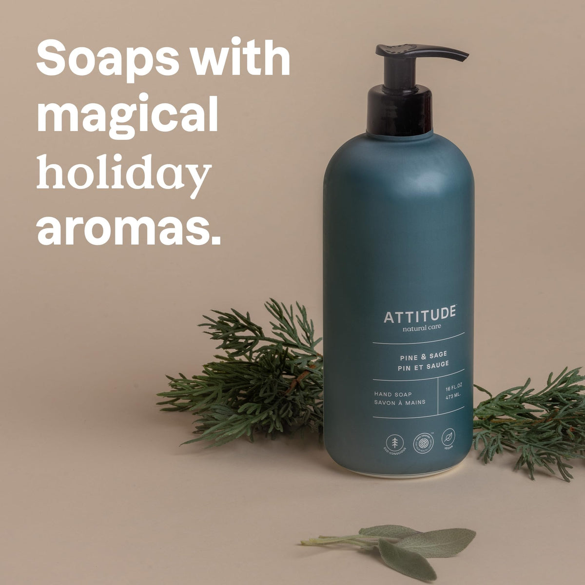 BIO SPECTRA ATTITUDE creamy lather texture demonstrating gentle moisturizing cleanse