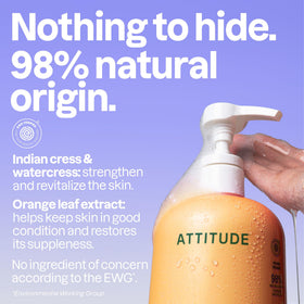 BIO SPECTRA ATTITUDE creamy lather texture demonstrating gentle foam
