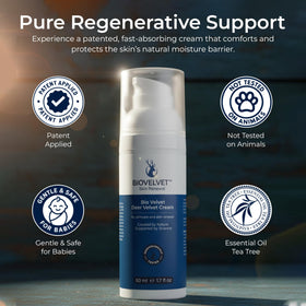 Bio Velvet label close-up highlighting key ingredients and trustworthy formulation