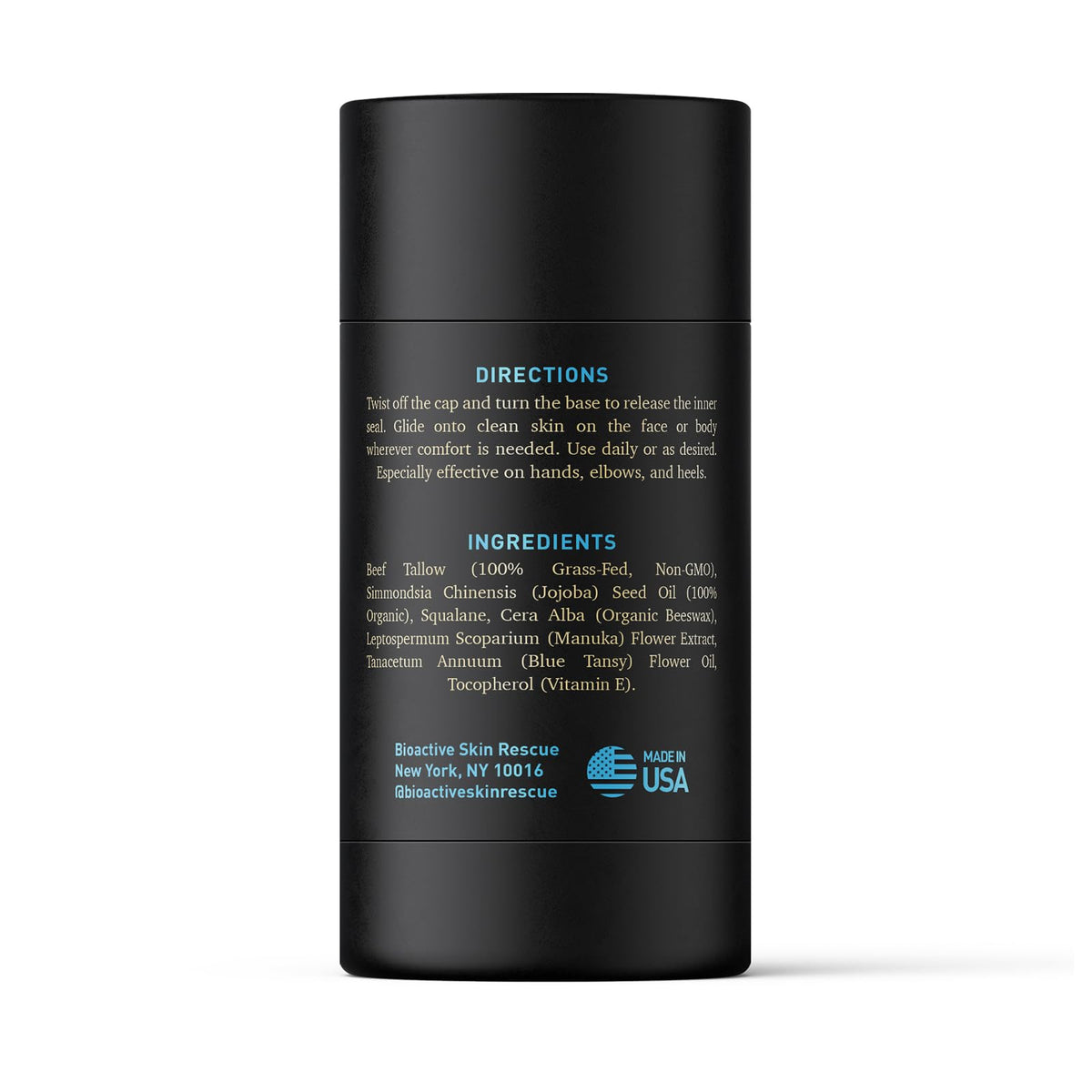 Bioactive Skin Rescue close-up texture of melting balm highlighting smooth spread
