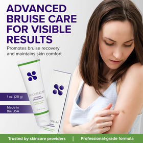 BIOCORNEUM cream texture close-up highlighting fast-absorbing, lightweight benefit