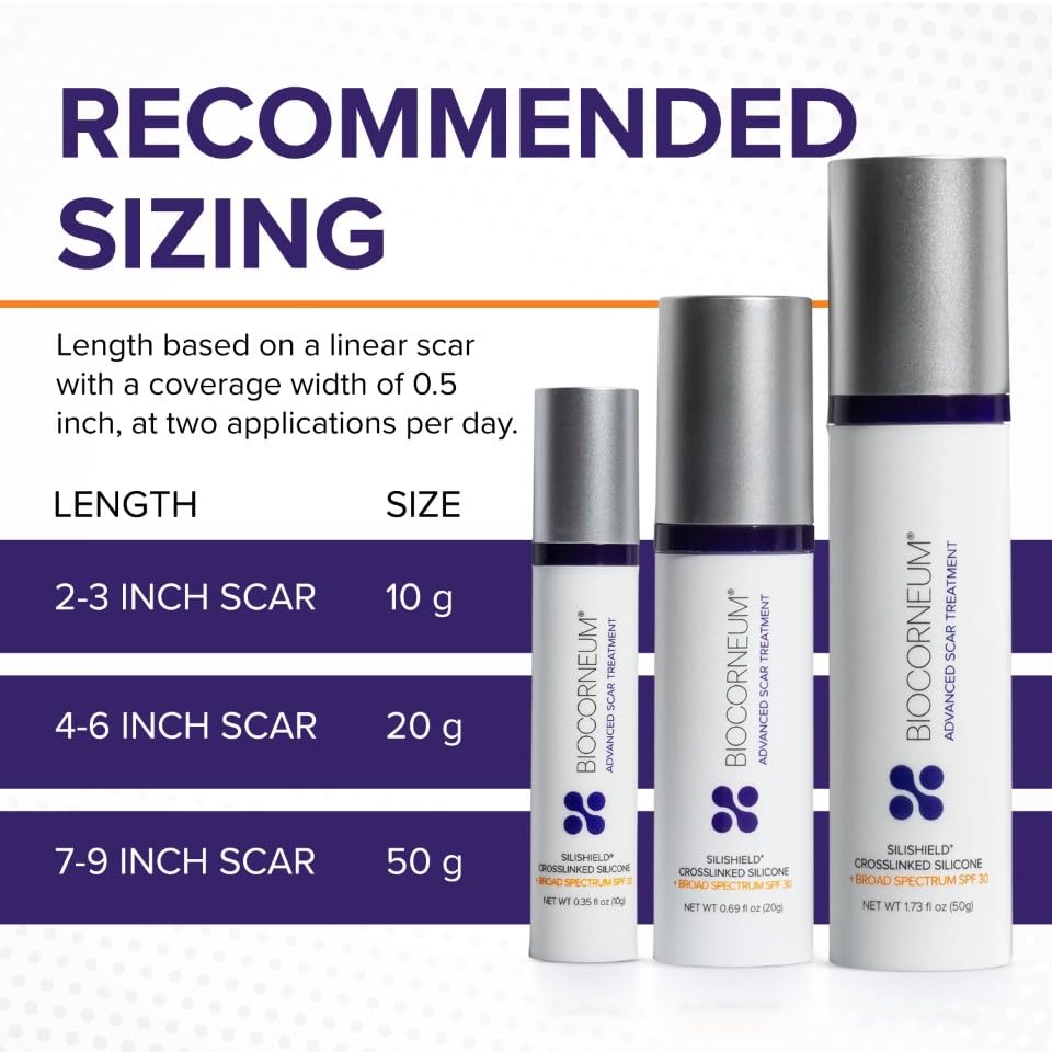 BIOCORNEUM ingredient and SPF 30 label detail showing sun protection benefit