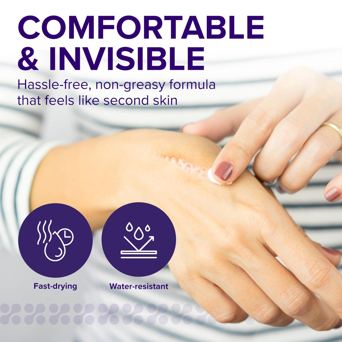 BIOCORNEUM label with SPF 30 and ingredients illustrating sun protection benefit