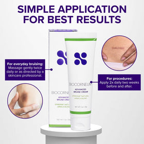 BIOCORNEUM packaging label close-up highlighting professional-grade formula benefit