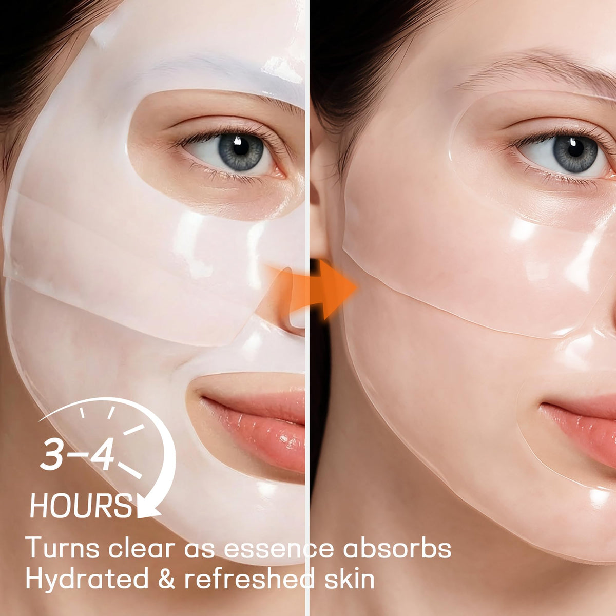 BIODAZZLE mask worn on face overnight showing comfortable fit
