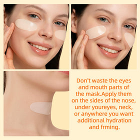 BIODAZZLE mask held in hand to show 33g single pack scale