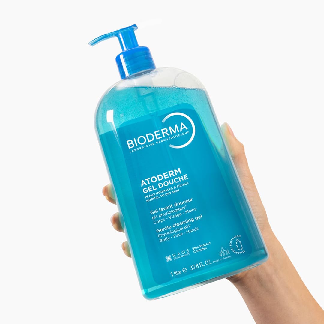 Bioderma in bathroom lifestyle scene illustrating daily routine comfort