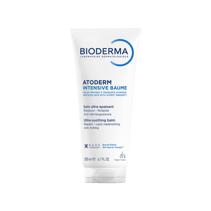 Bioderma front packaging showing balm jar and clear product identity and convenience