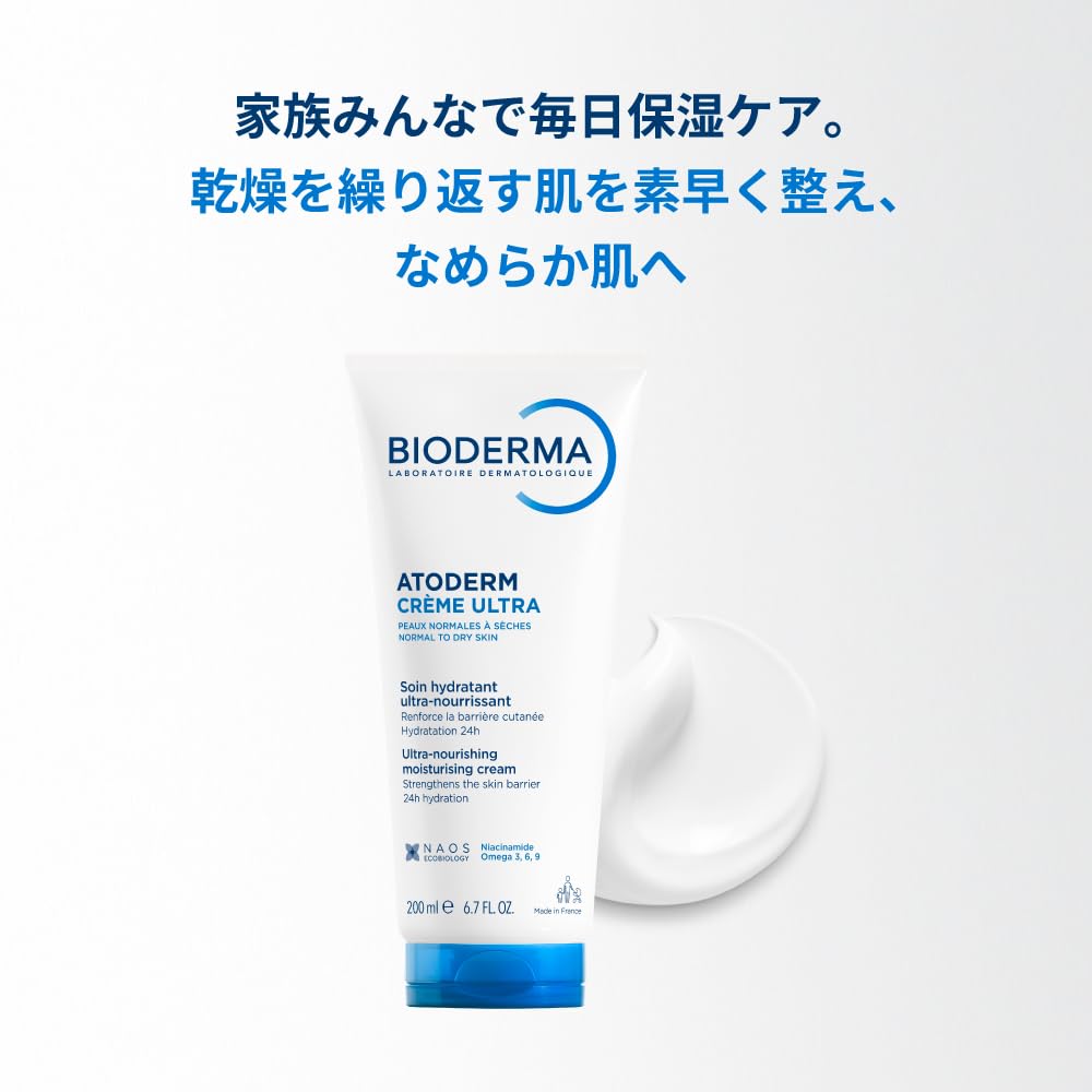 Bioderma texture closeup highlighting creamy hydration benefit
