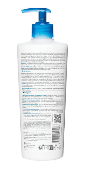 Hand applying Bioderma Atoderm Ultra Cream demonstrating quick, non-greasy absorption