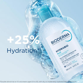 Bioderma Hydrabio H2O back label with ingredients list for transparency
