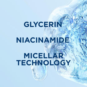Bioderma Hydrabio H2O poured onto cotton pad for gentle removal
