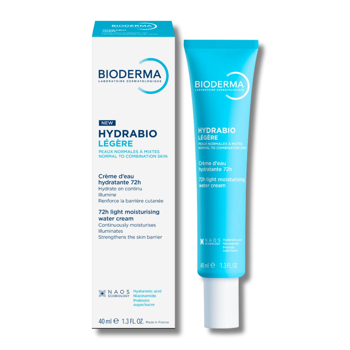 Bioderma jar on bathroom shelf showing daily routine convenience benefit