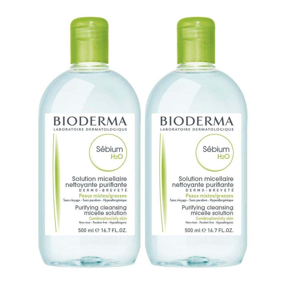 Bioderma Sébium H2O front-packaging showing clinical design and brand trust
