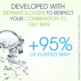 Bioderma Sébium H2O texture on cotton pad demonstrating gentle makeup removal