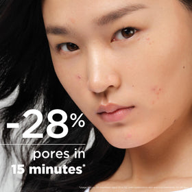 Bioderma cream being applied to hand demonstrating easy spread and immediate mattifying benefit