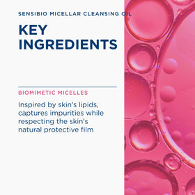 Bioderma Sensibio applied on face demo removing makeup gently