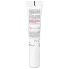 Bioderma Sensibio in hand during application for targeted under-eye soothing