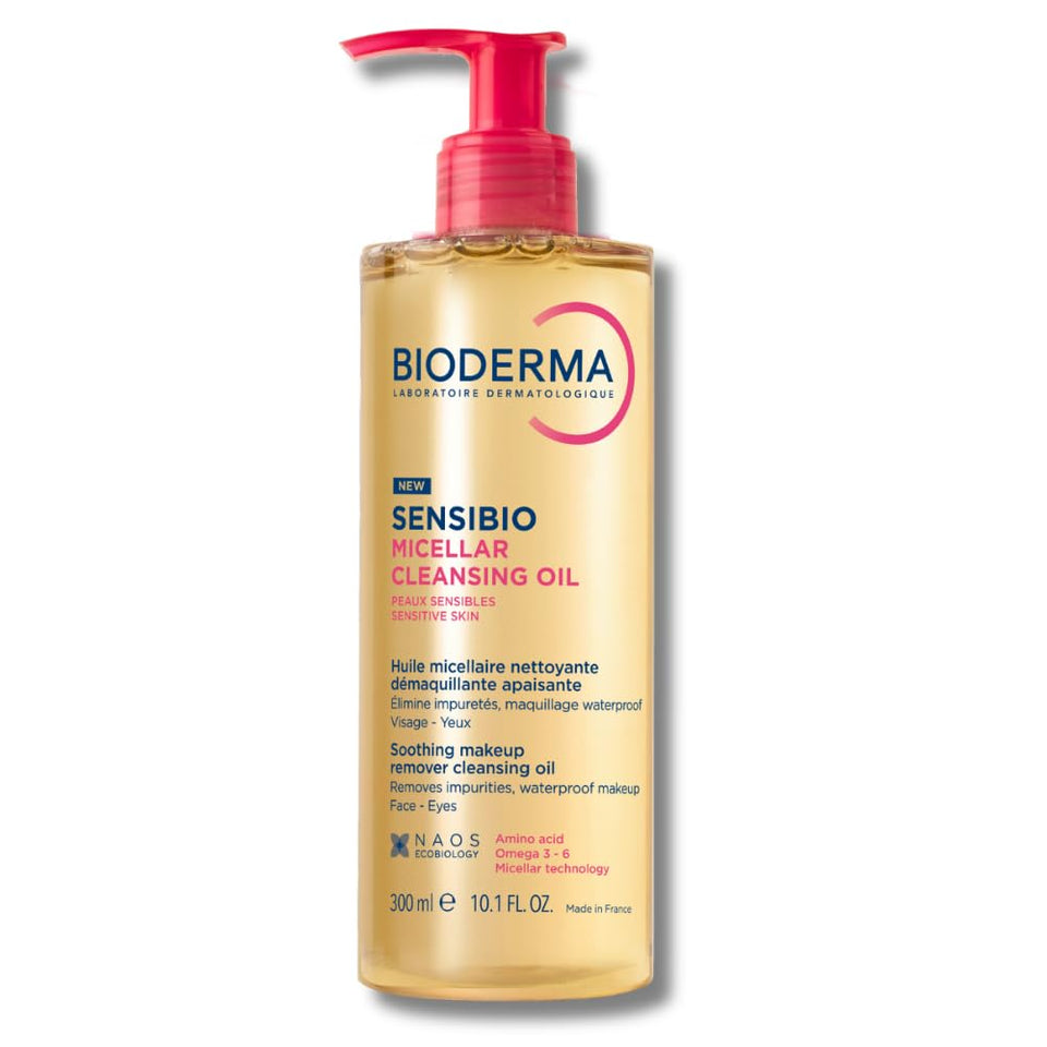 Bioderma bottle front packaging showing clean design and gentle cleanser benefit