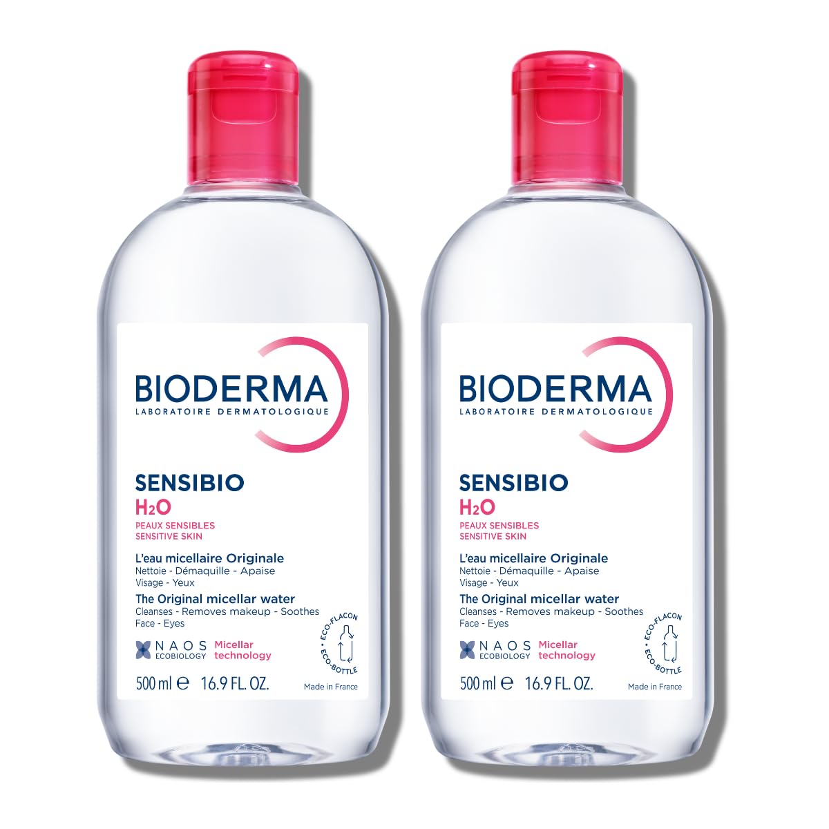 Bioderma front packaging showing gentle micellar cleanser benefits