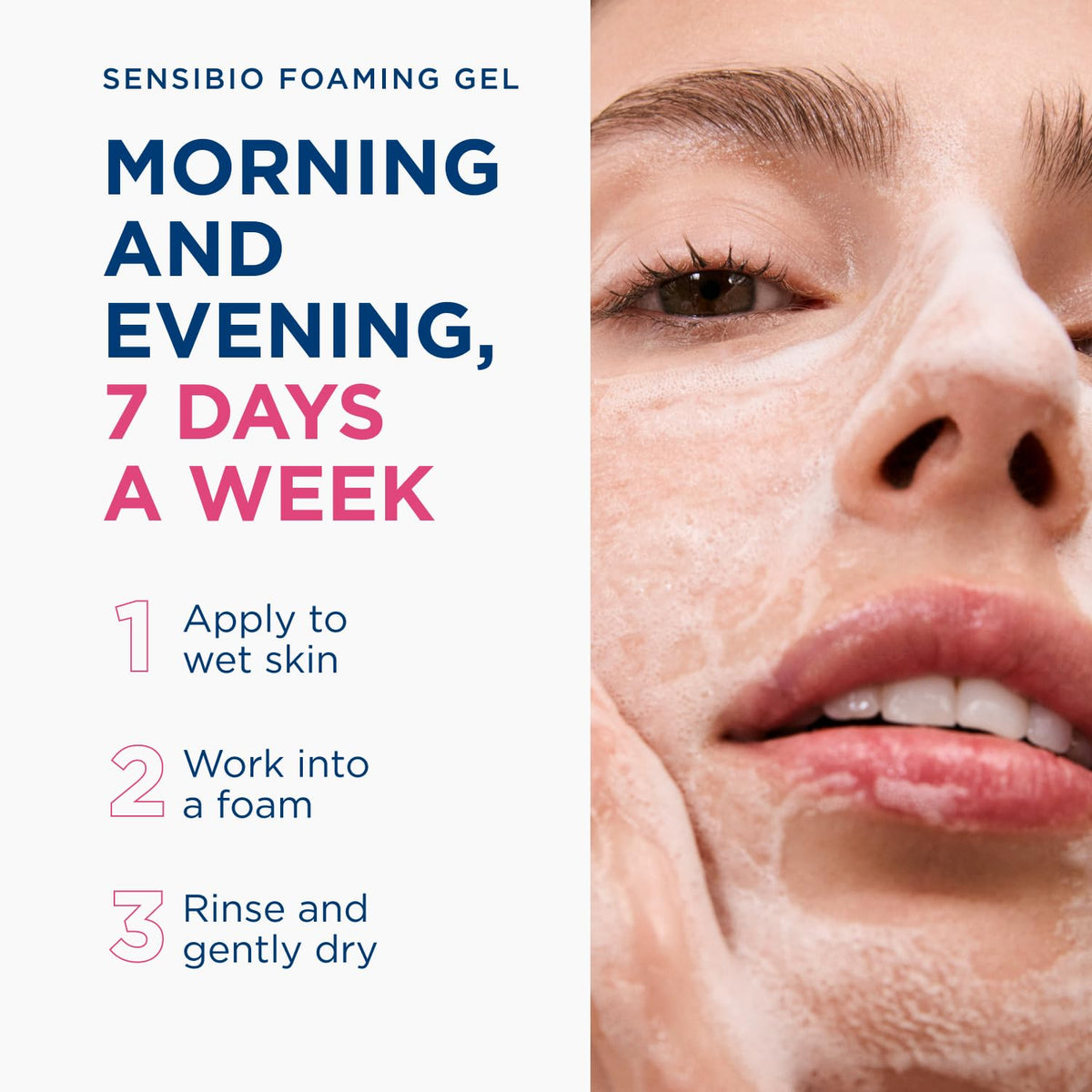Bioderma Sensibio ingredients label close-up emphasizing gentle formulation