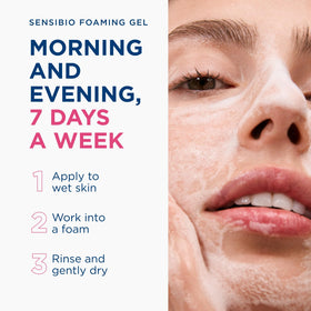 Bioderma Sensibio ingredients label close-up emphasizing gentle formulation