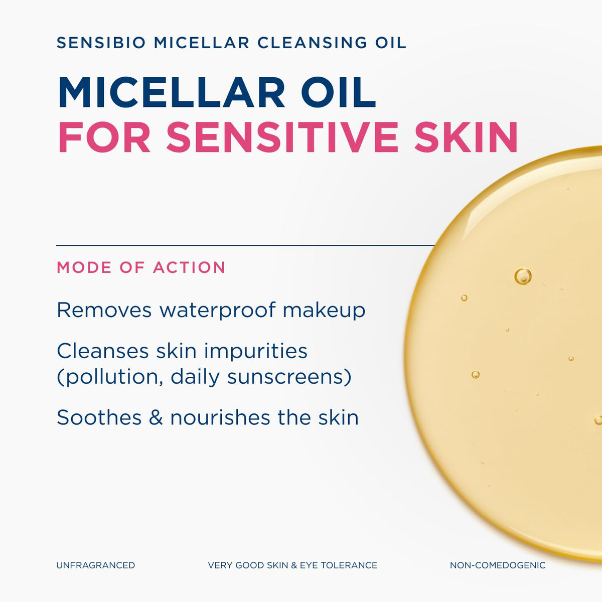 Bioderma Sensibio emulsifying oil-to-milk during rinsing for easy removal