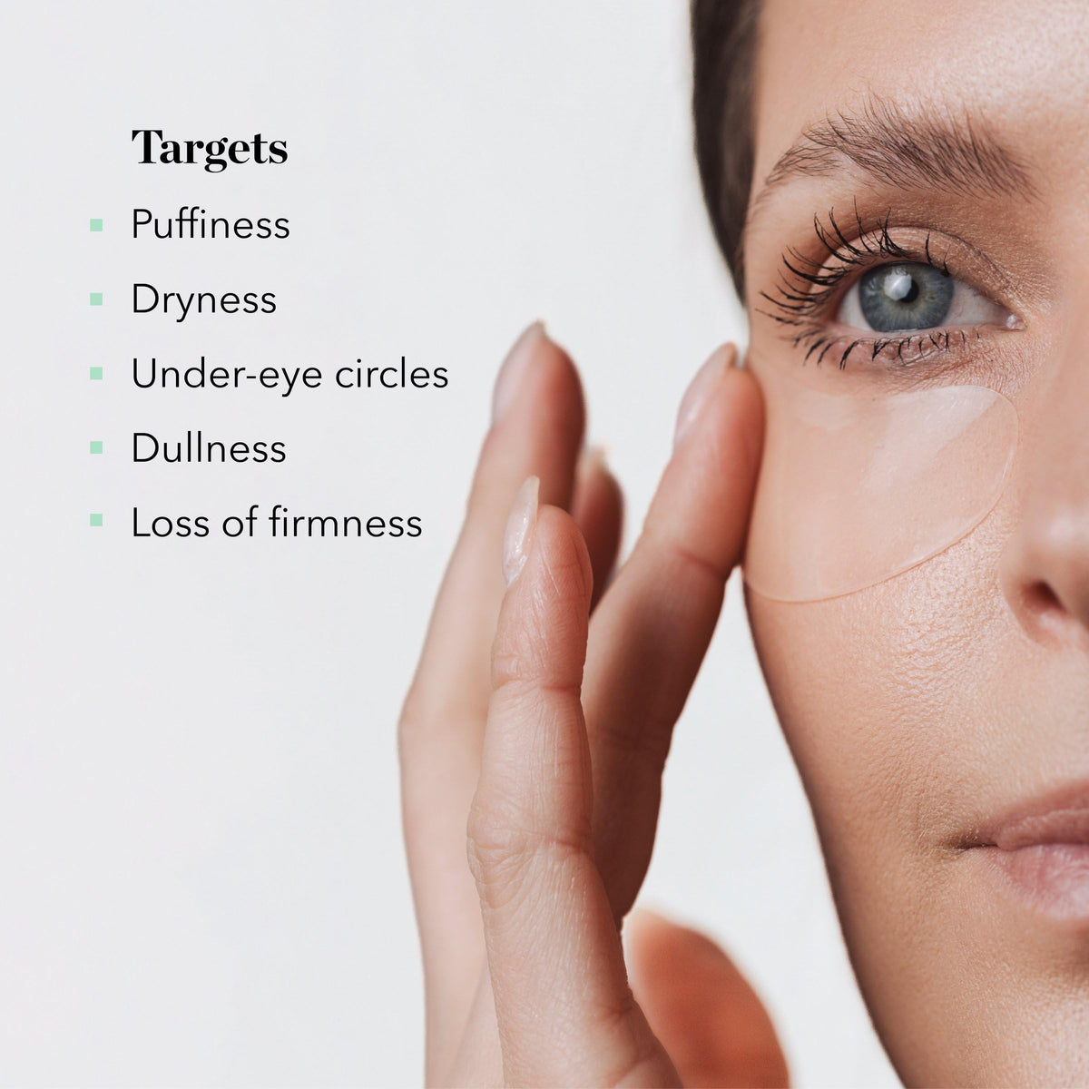 Bioeffect hydrogel texture close-up highlighting cooling hydration
