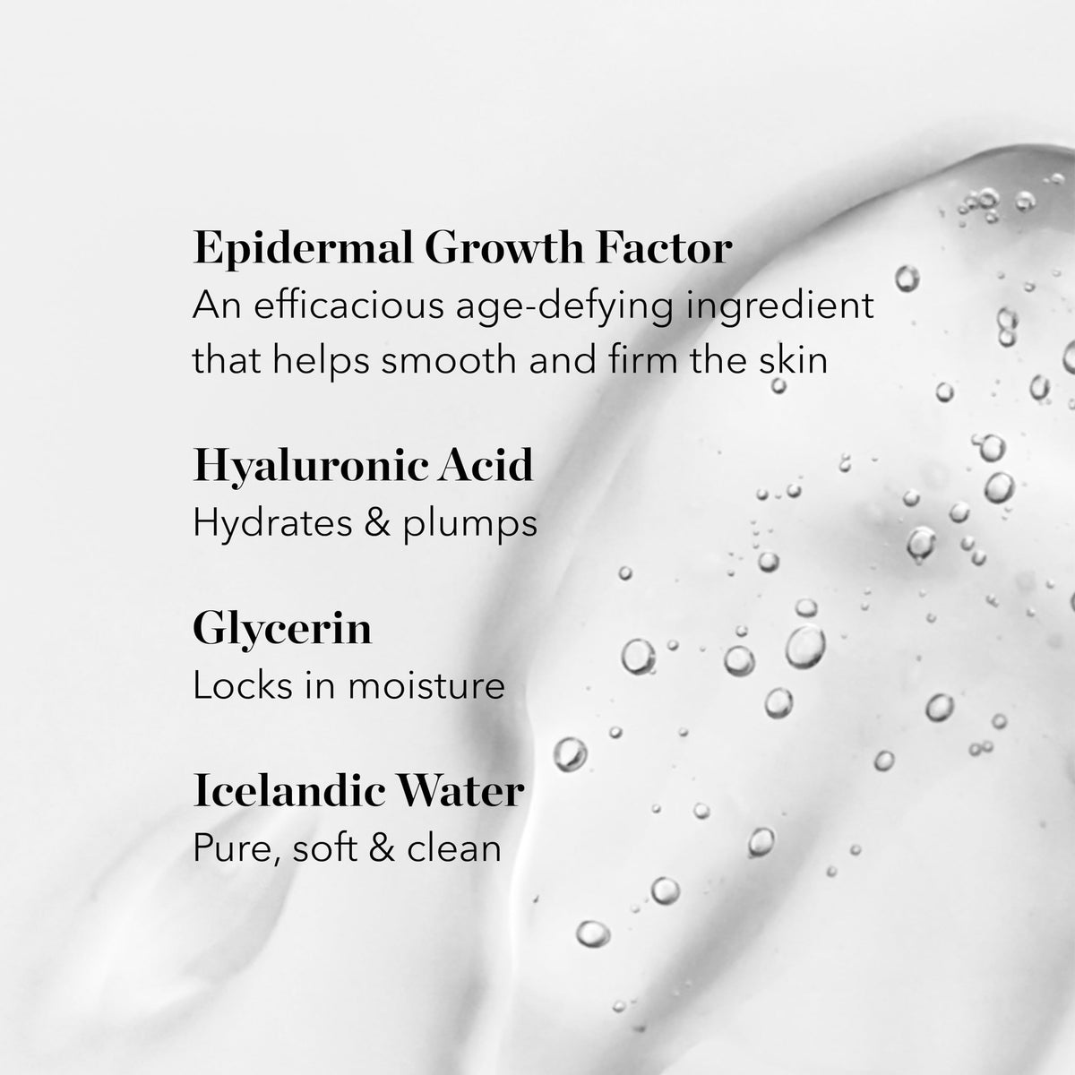 Bioeffect on a bathroom vanity styled to show daily routine and elegant clean beauty