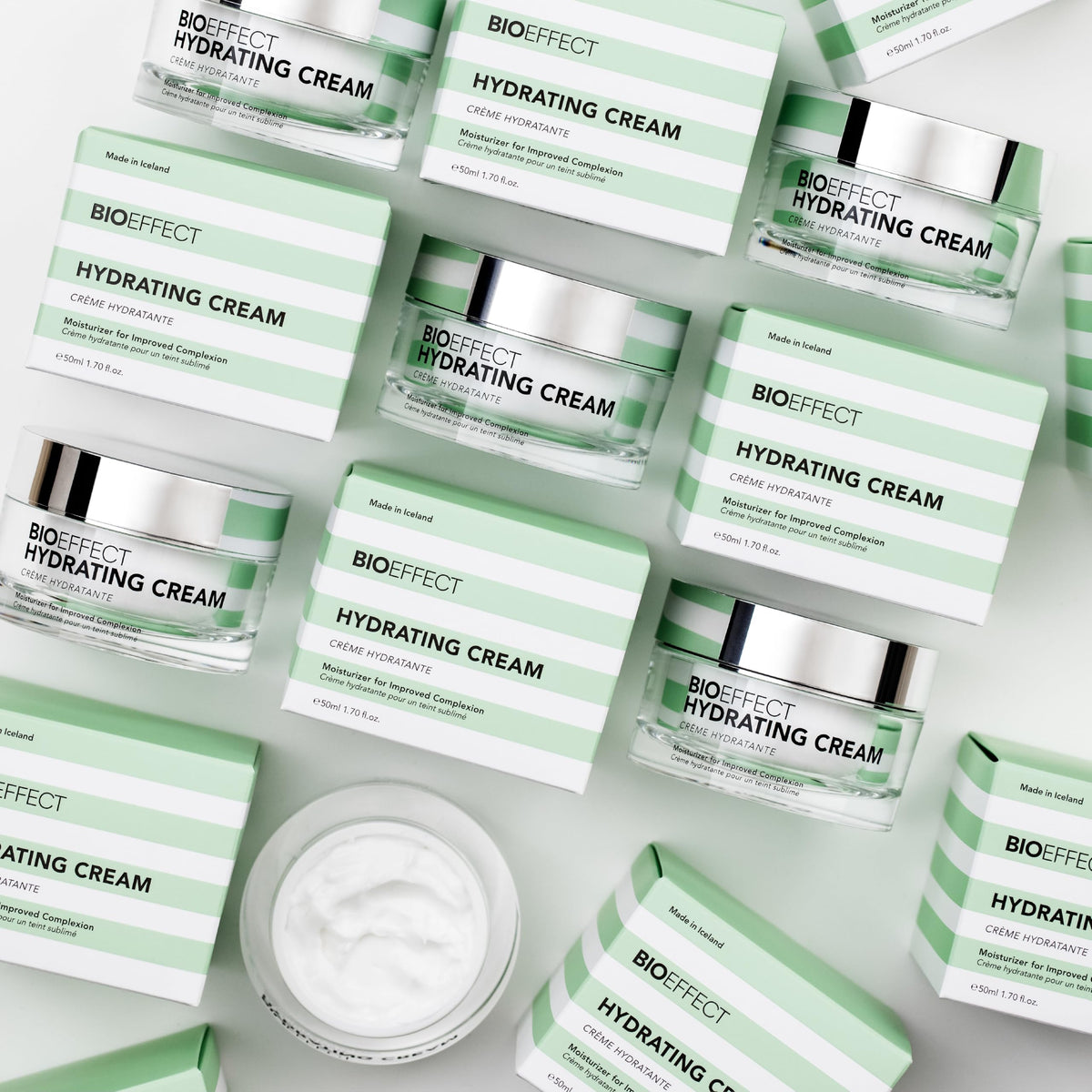 Bioeffect lifestyle scene with cream in AM and PM routine benefit